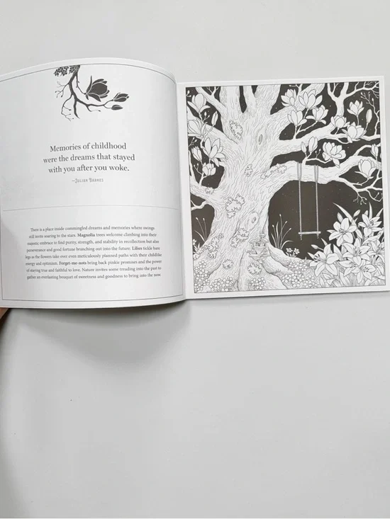 Disney Nightmare Before Christmas Glow Coloring Book + Floriographic Garden Set - Picture 5 of 14